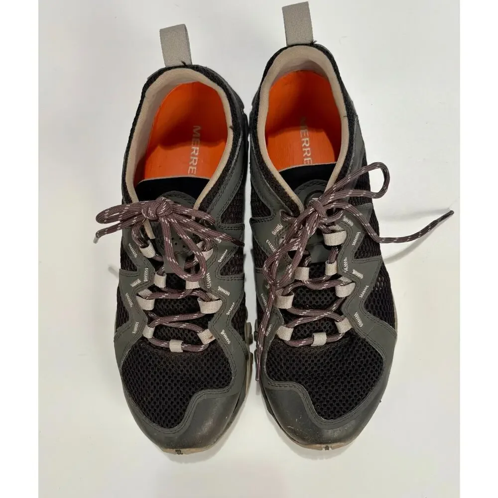 MERRELL Tetrex Women's Size 8.5 Rapid Crest Black Hiking Shoes Waterproof J12852